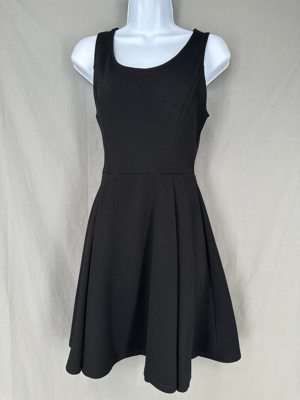 Altard State Dress Womens Medium Black Mini Lace Up Back Whimsigoth Boho Stretch